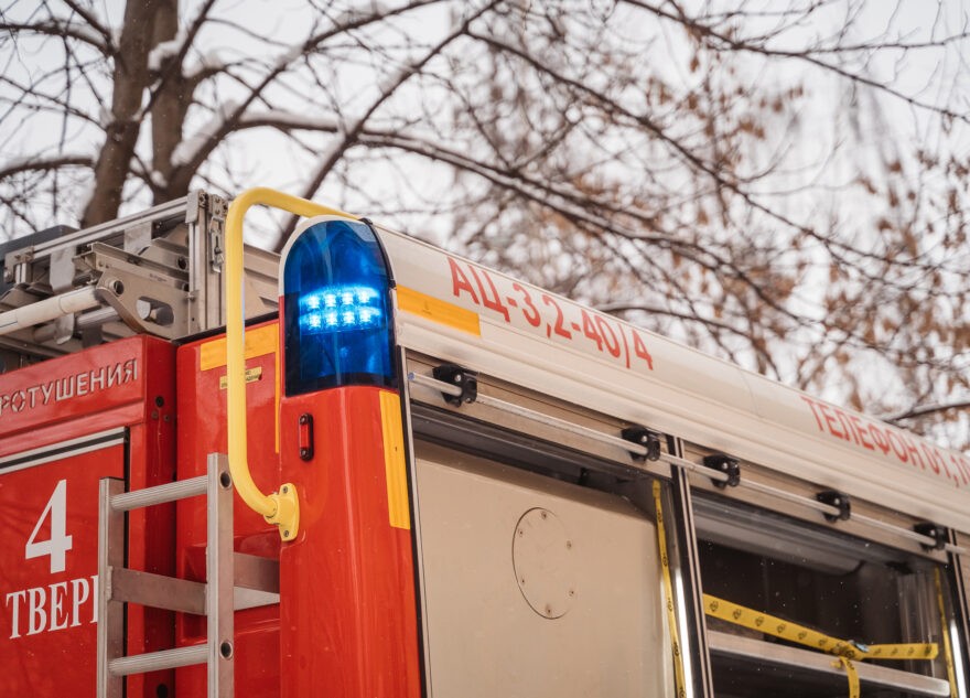 В Твери в жилом доме произошел пожар