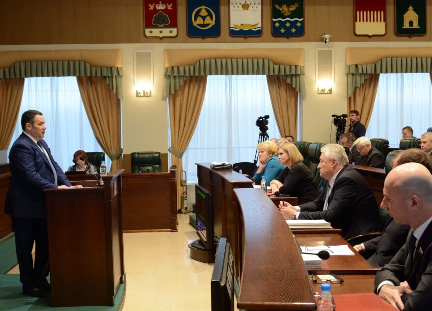 Губернатор Игорь Руденя выступит на заседании Законодательного Собрания Тверской области с ежегодным отчётом