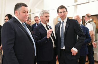 Полпред президента Игорь Щёголев и губернатор Игорь Руденя посетили открытие выставки «Русский мир» в Твери Полпред президента Игорь Щёголев и губернатор Игорь Руденя посетили открытие выставки «Русский мир» в Твери