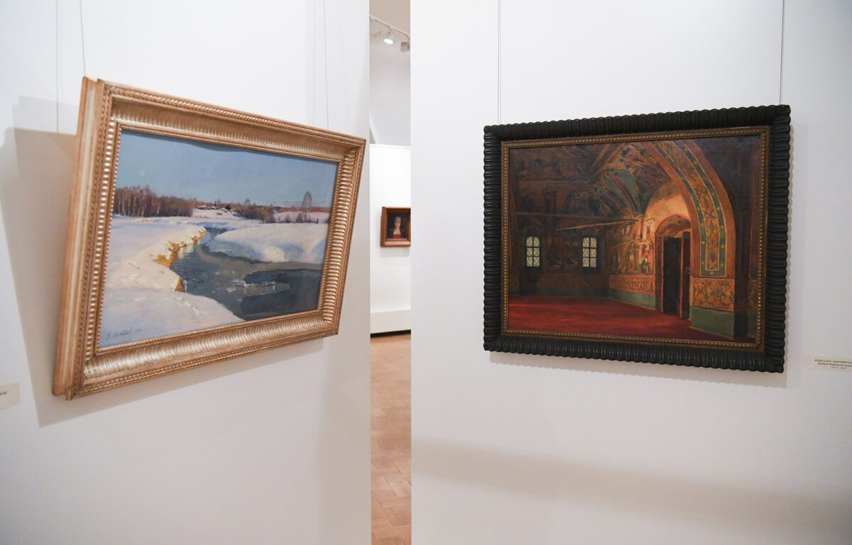 Полпред президента Игорь Щёголев и губернатор Игорь Руденя посетили открытие выставки «Русский мир» в Твери