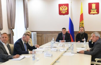 Губернатор и митрополит обсудили ход работ по восстановлению Спасо-Преображенского собора