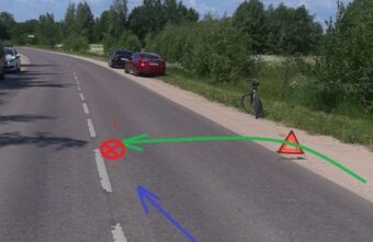 В Тверской области неисправный велосипед вывез своего хозяина под колеса легковушки