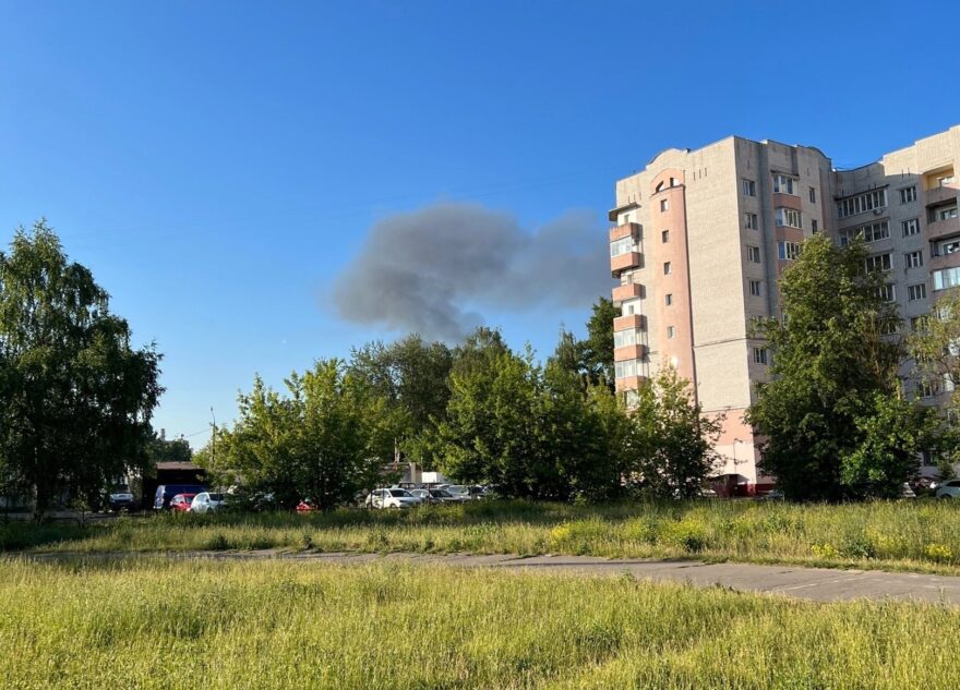В Твери сгорели ангары