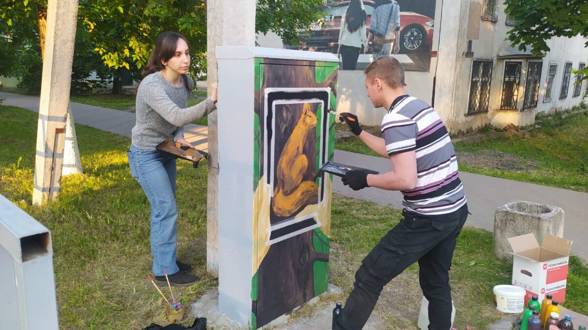 Обитатели леса на городских улицах: в Тверской области стартовал проект #АртУлочкаРТК