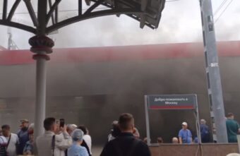 Пожар на столичном вокзале не повлиял на движение электричек из Твери Пожар на столичном вокзале не повлиял на движение электричек из Твери