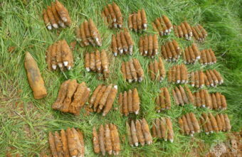 542 артиллерийских снаряда времён войны обезвредили в Тверской области