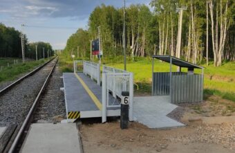 Новая остановочная платформа появилась на железной дороге в Калязинском районе