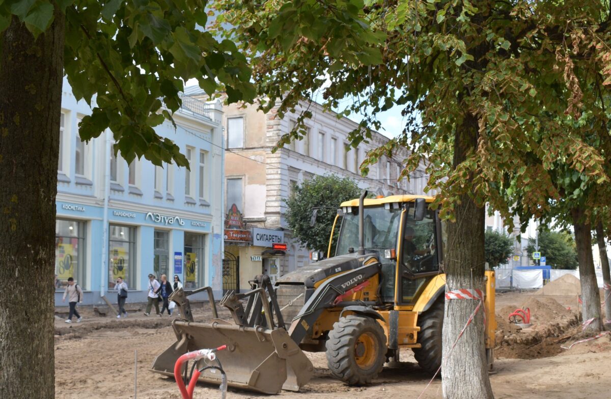 Стали известны подробности реконструкции улицы Трехсвятской в Твери