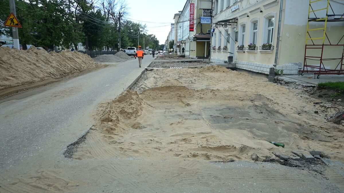 Стали известны подробности реконструкции улицы Трехсвятской в Твери
