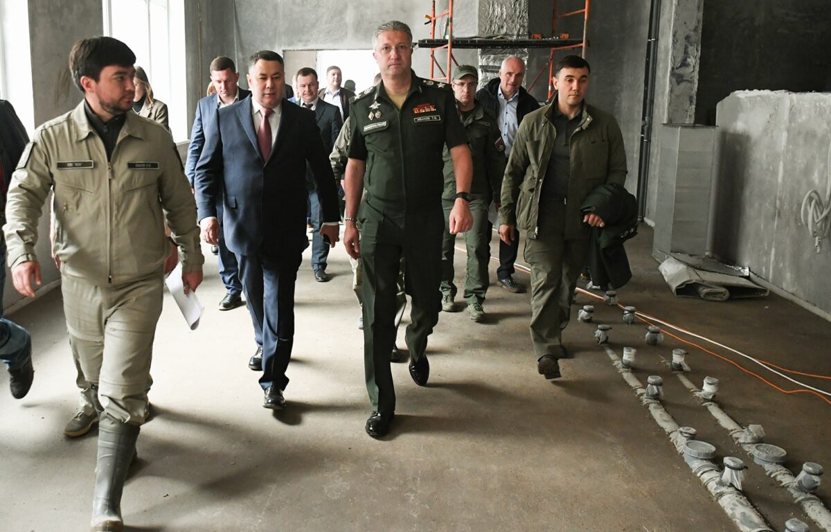 Игорь Руденя и Тимур Иванов проинспектировали строительство в Тверской области новых социально-значимых объектов