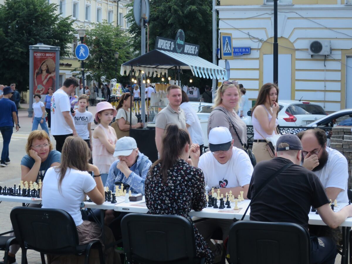 В день города Твери медвежьи шахматы пользовались большой популярностью