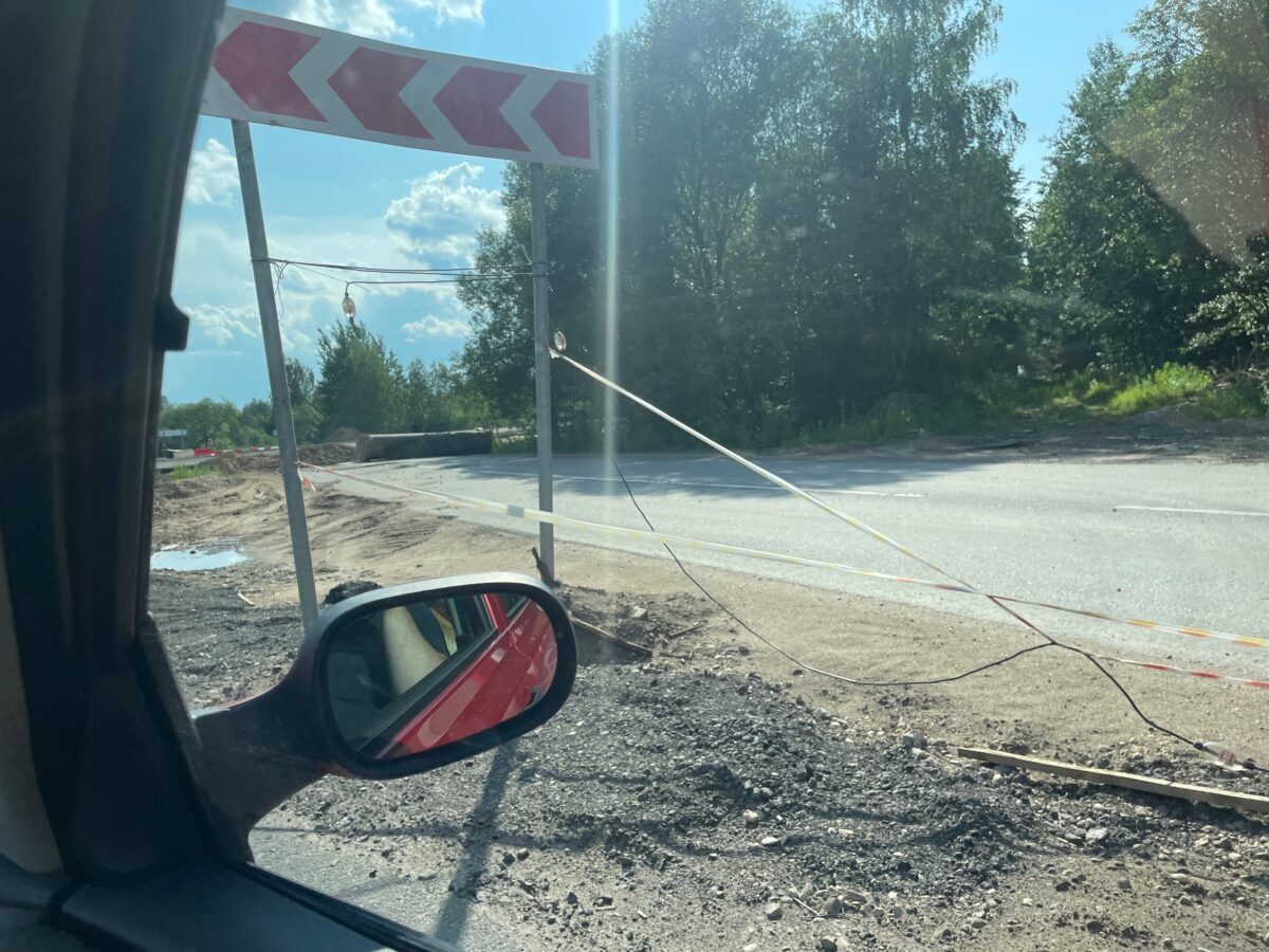 Появились фото Северного обхода Твери в районе съезда с Бежецкого шоссе