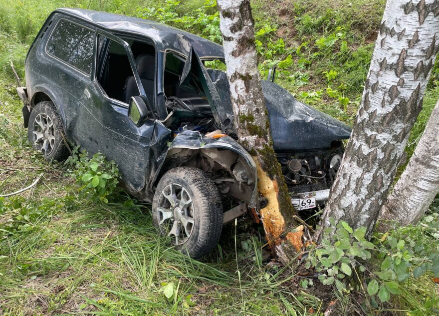 Водитель и пассажир "Нивы" попали в больницу после ДТП в Тверской области Водитель и пассажир "Нивы" попали в больницу после ДТП в Тверской области