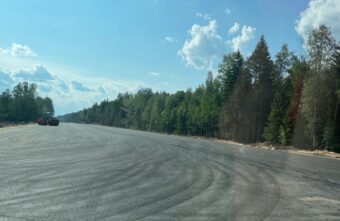 Появились фото Северного обхода Твери в районе съезда с Бежецкого шоссе