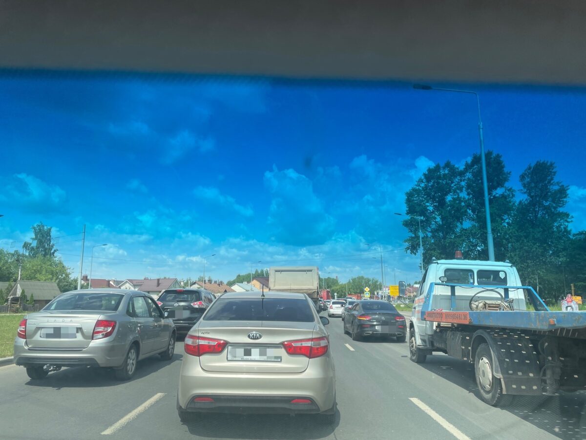 "Постоим!": пробки и перекрытия в Твери 7 июля