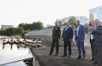 Игорь Руденя и Тимур Иванов открыли в Твери новую гребную базу Игорь Руденя и Тимур Иванов открыли в Твери новую гребную базу