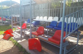 В посёлке Тверской области вандалы устроили погром на футбольном стадионе