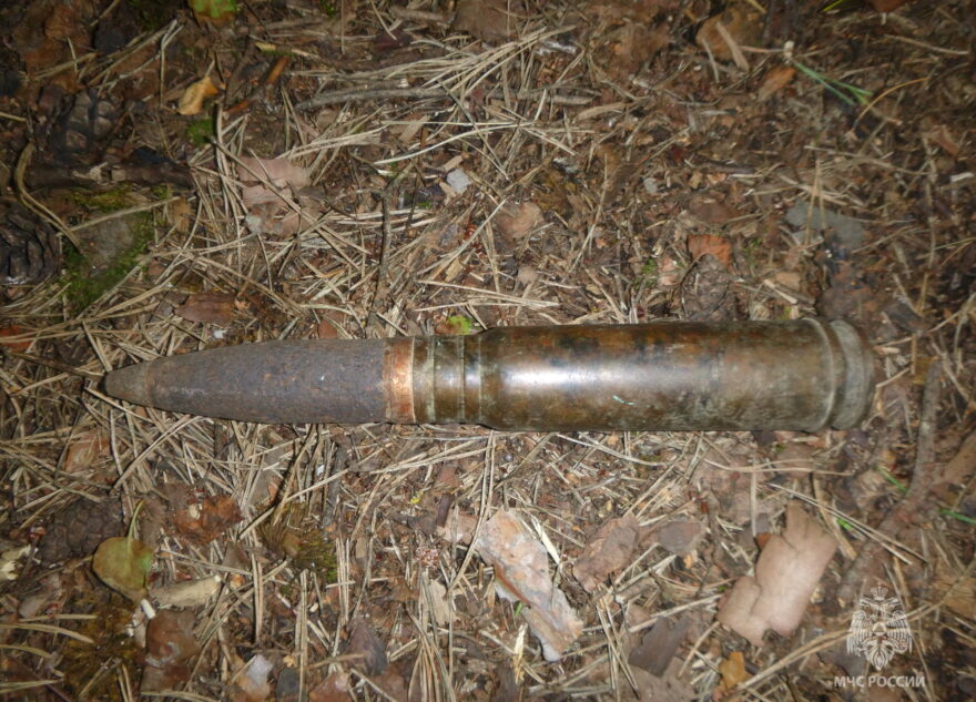 В Тверской области обезвредили артиллерийский снаряд