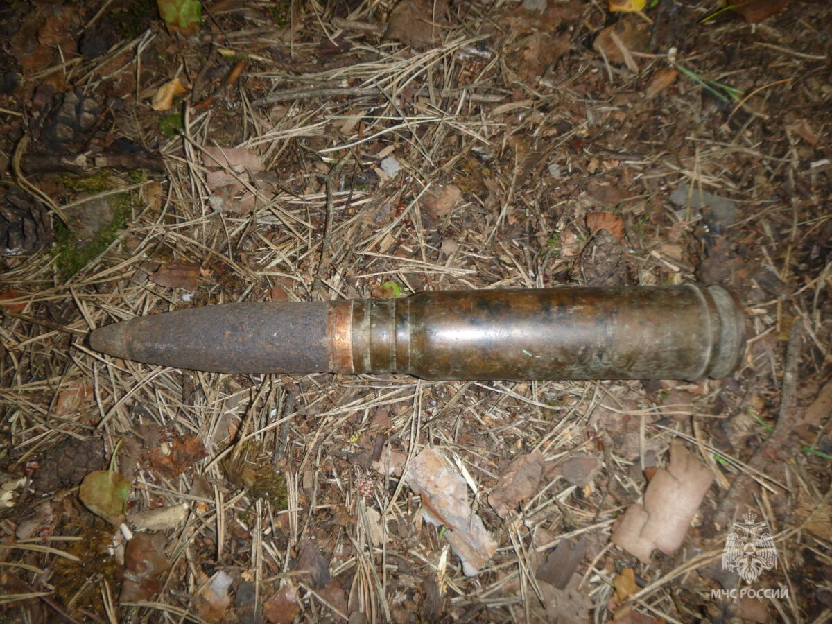 В Тверской области обезвредили артиллерийский снаряд
