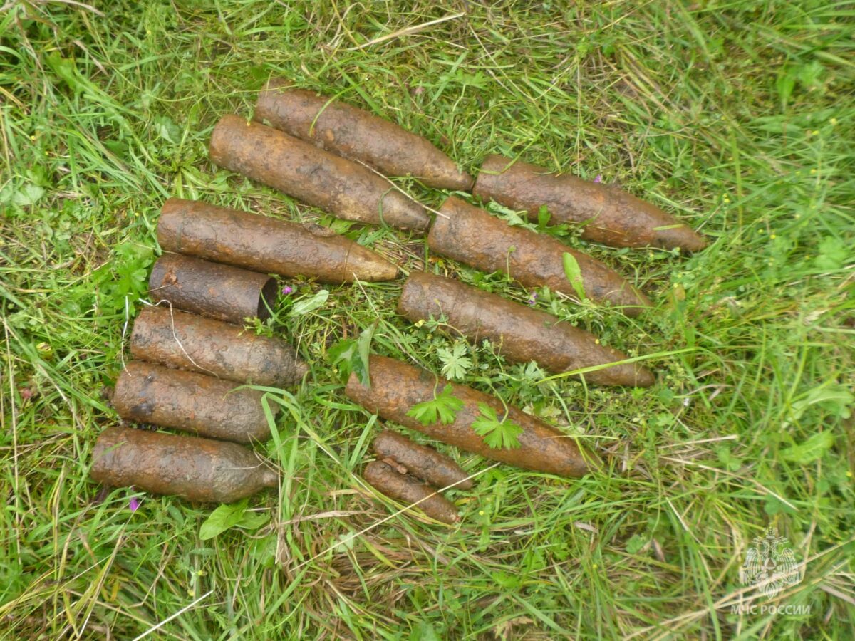 14 артиллерийских снарядов нашли и ликвидировали в Тверской области