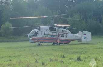 Санитарный вертолет экстренно доставил двухлетнего мальчика в Тверь