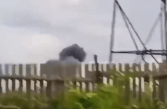 В Тверской области на видео сняли падающий самолет