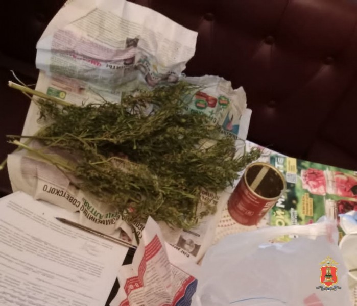 В гараже у жителя Тверской области нашли коноплю