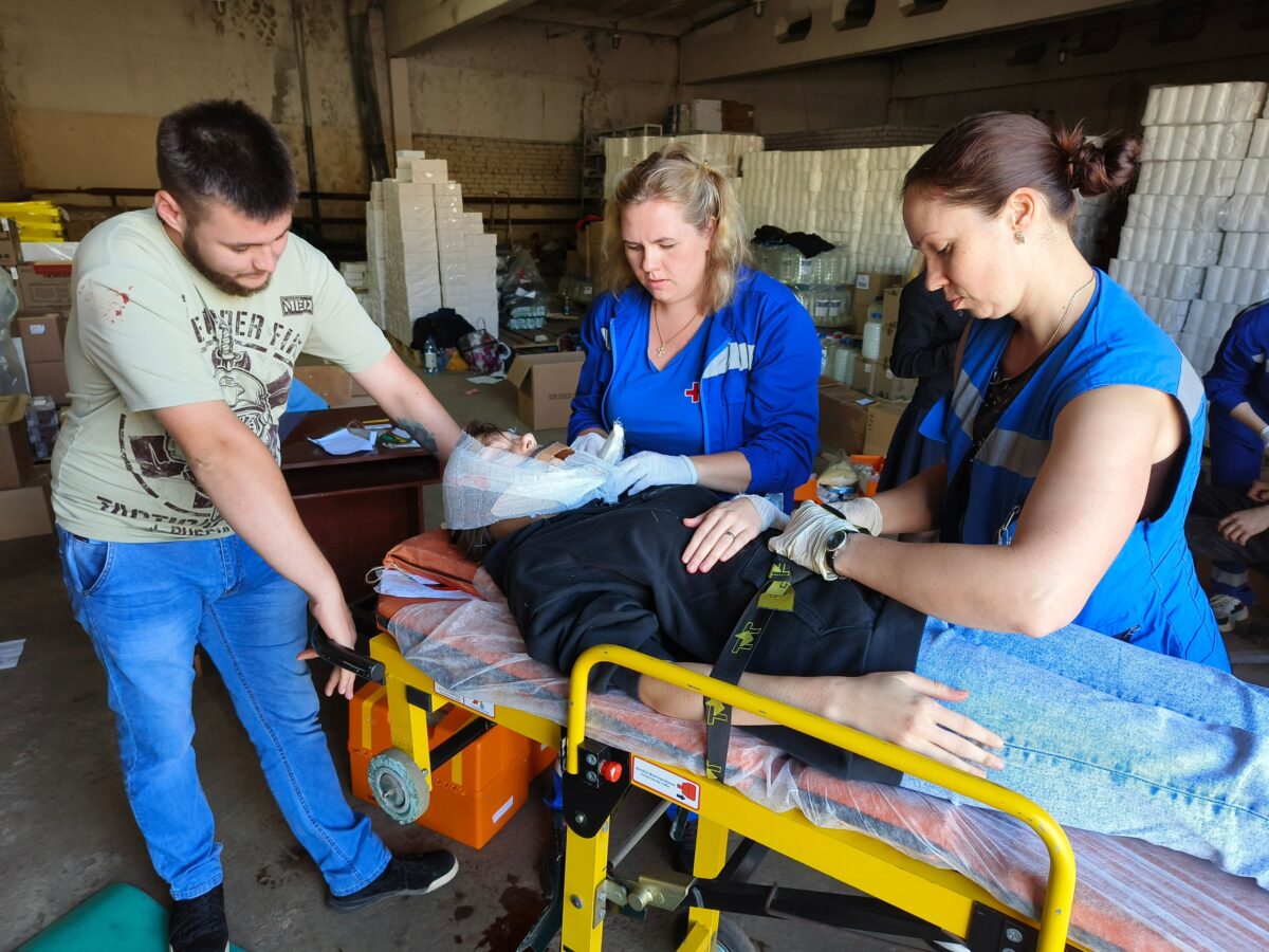 В Твери прошли учения медиков при терактах с применением беспилотников  