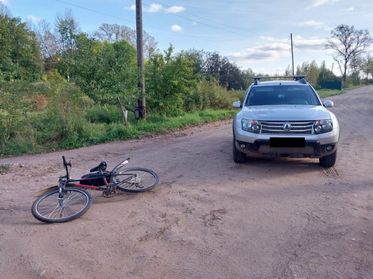 В Тверской области водитель сбил несовершеннолетнего велосипедиста