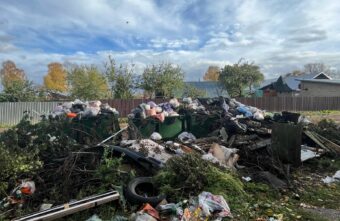 Жители Тверской области пожаловались на образовавшуюся свалку