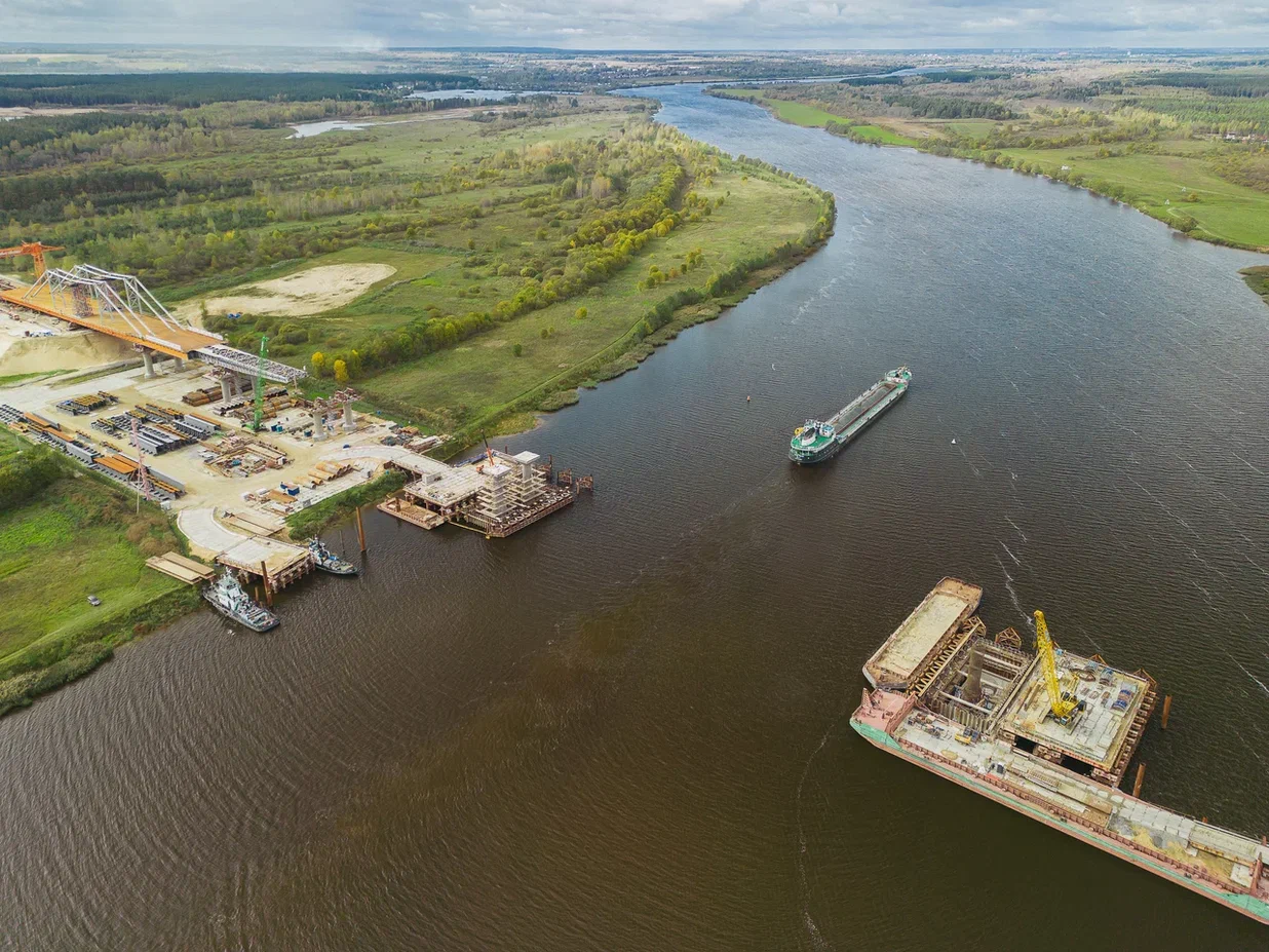 "Автодор" рассказал о строительстве моста через Волгу на самом трудном участке Северного обхода