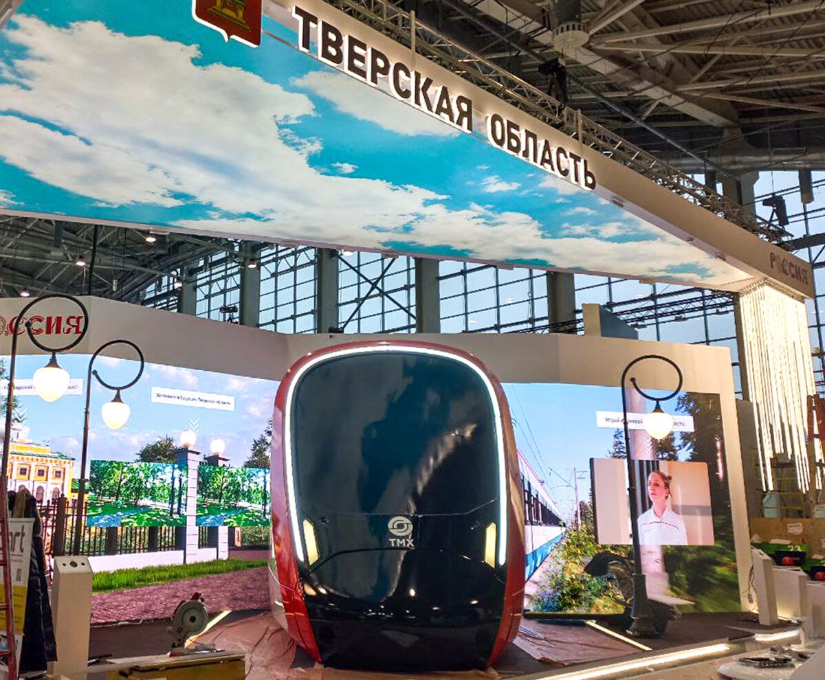 Тверская область завершает монтаж стенда региона на международной выставке-форуме «Россия»