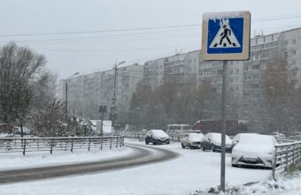 В Твери образовались заторы из-за погоды и летней резины