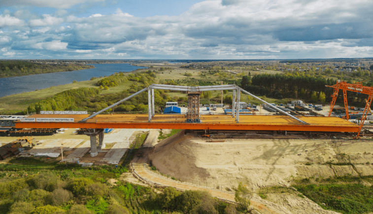 "Автодор" рассказал о строительстве моста через Волгу на самом трудном участке Северного обхода