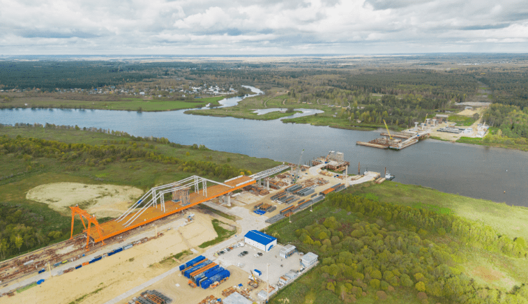 "Автодор" рассказал о строительстве моста через Волгу на самом трудном участке Северного обхода