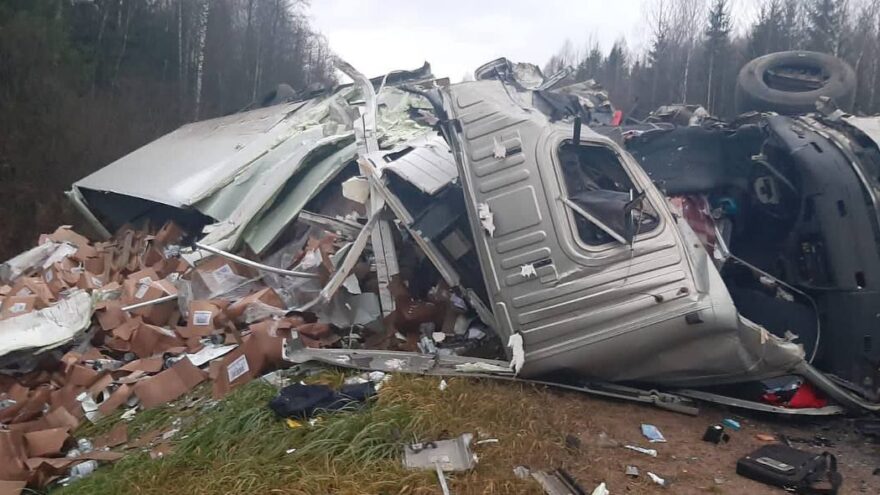 В Тверской области произошло жуткое ДТП с фурами