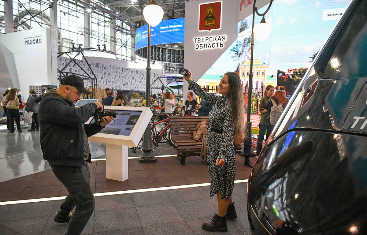 Стенд Тверской области пользуется популярностью у посетителей выставки-форума «Россия»