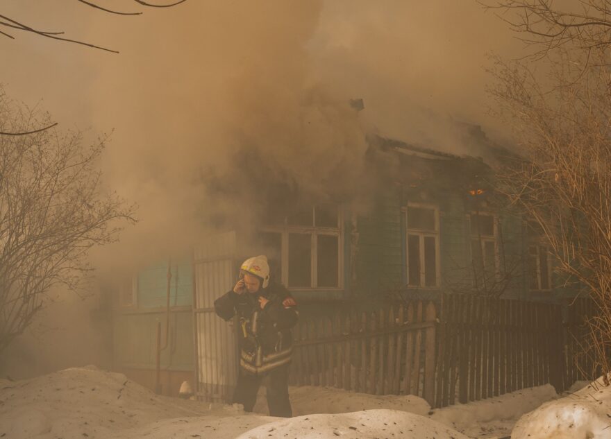 В Твери во время пожара нашли труп мужчины