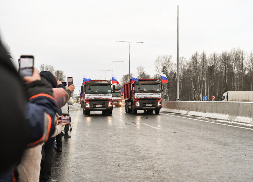 Игорь Руденя, Марат Хуснуллин и Вячеслав Петушенко открыли движение на участке первого этапа Северного обхода Твери