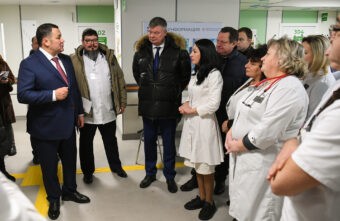 Игорь Руденя в Кимрах проинспектировал готовность к открытию двух новых детских поликлиник Игорь Руденя в Кимрах проинспектировал готовность к открытию двух новых детских поликлиник