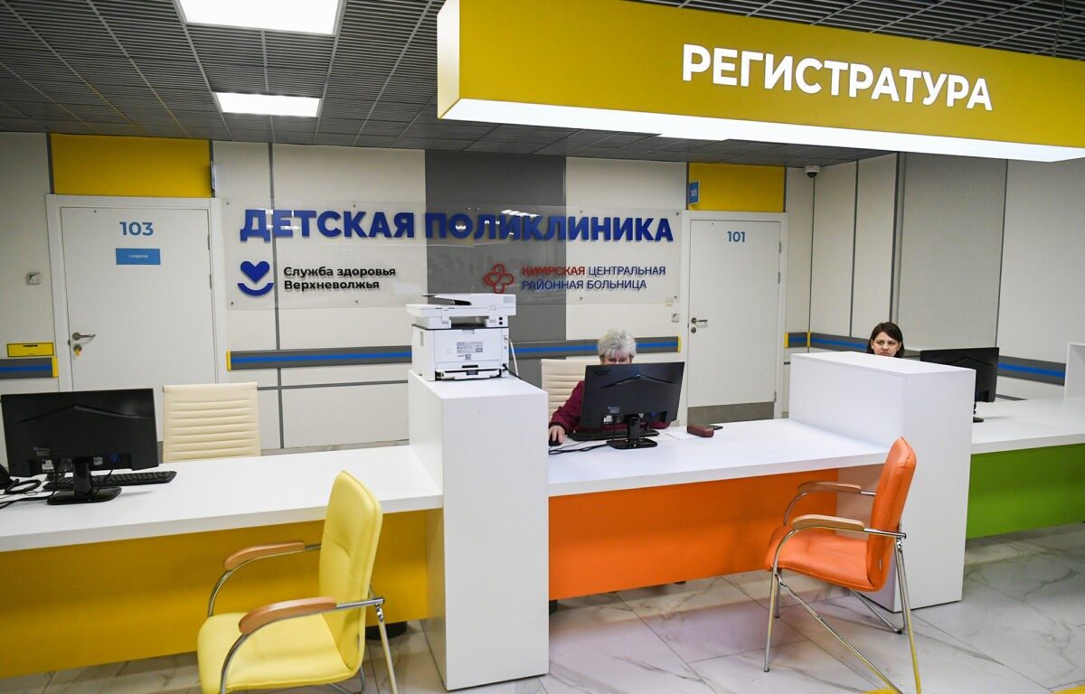 Игорь Руденя в Кимрах проинспектировал готовность к открытию двух новых детских поликлиник