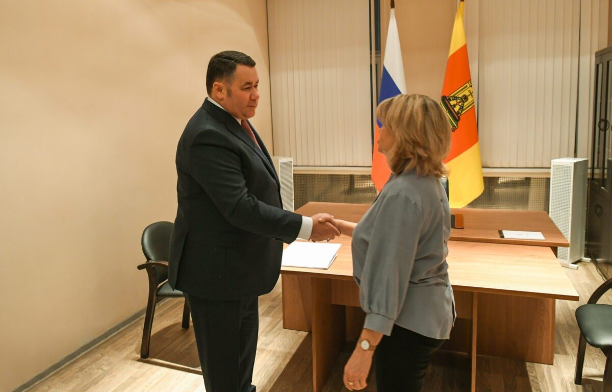 Игорь Руденя в Кимрах провел личный приём граждан