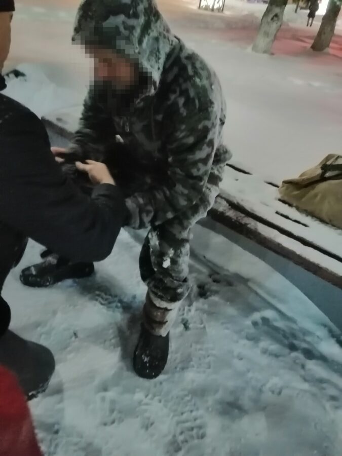 Человеку в Тверской области не дали замёрзнуть насмерть на улице