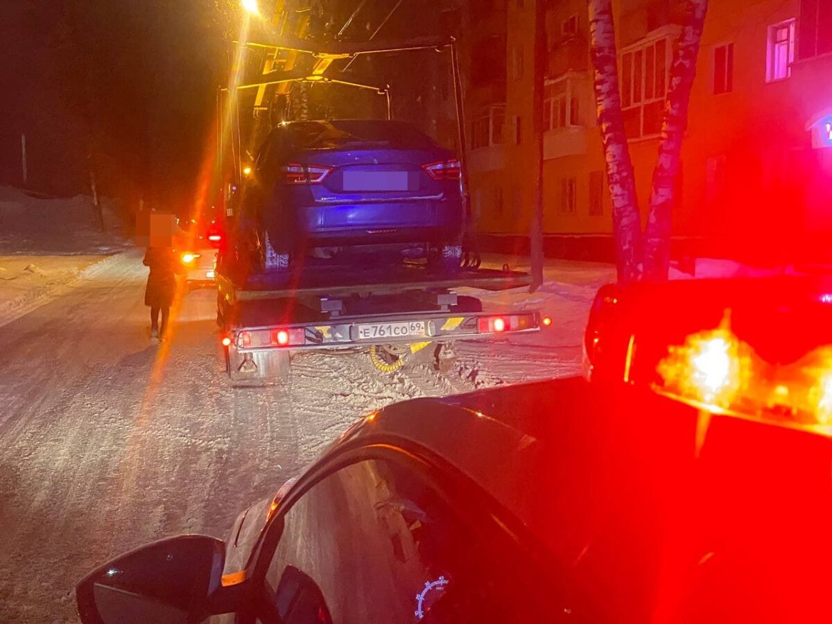 За три дня в Твери поймали 8 пьяных водителей