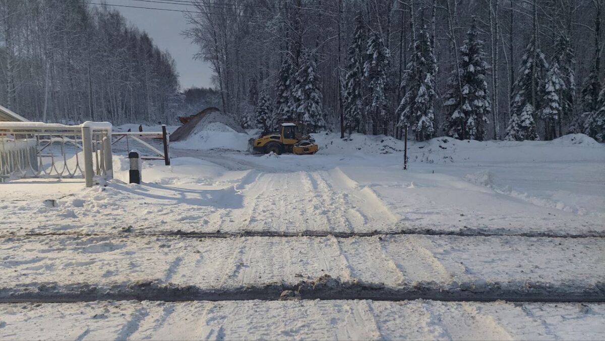 В Тверской области по просьбе жителей строят железнодорожный переезд