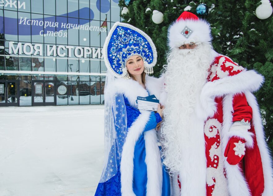 В парке «Россия – Моя история» проходят экспозиции, посвященные Рождеству и истории космонавтики