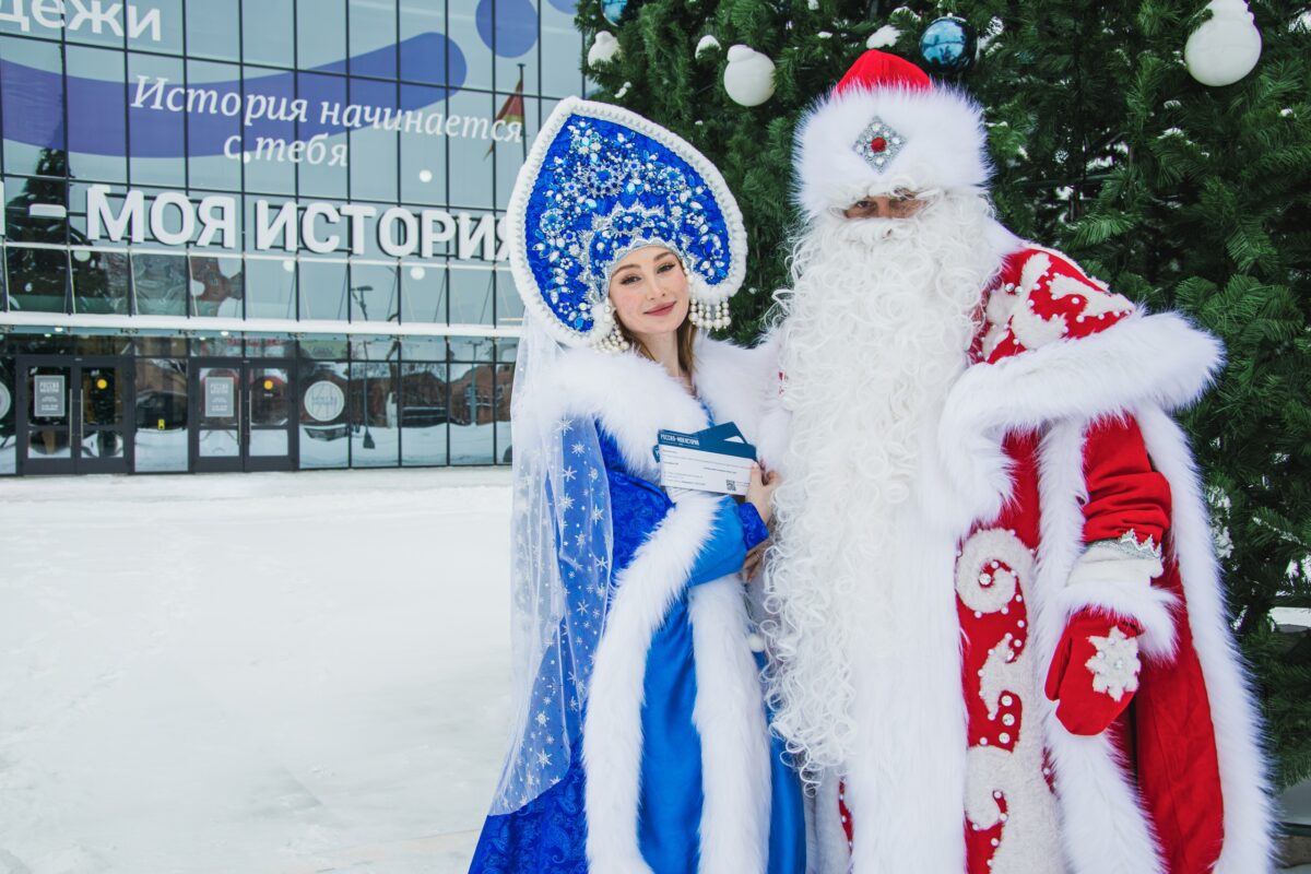 В парке «Россия – Моя история» проходят экспозиции, посвященные Рождеству и истории космонавтики