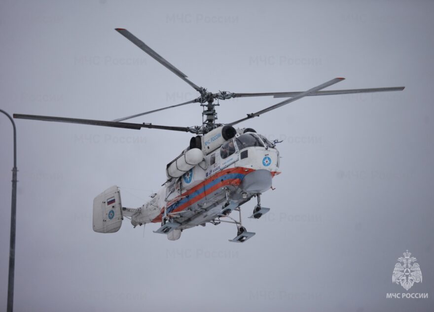 Вертолет санавиации доставил в Тверь пациента из Старицы