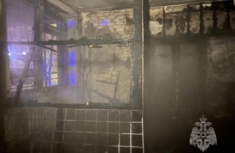 В Твери ночью загорелся пятиэтажный дом