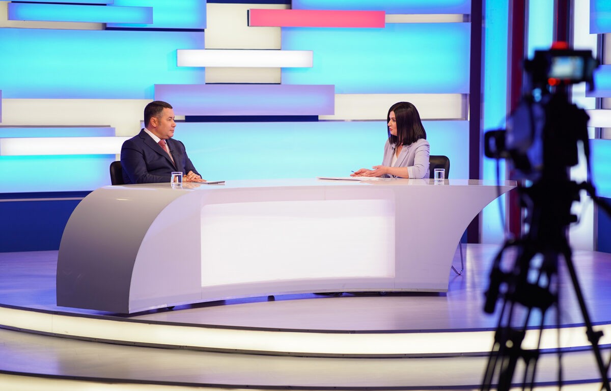 От строек до образования: губернатор Игорь Руденя выйдет в прямой эфир